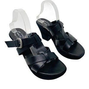 Kork Ease Kork-Ease Shoes Size 11 Women Beatrice Platform Sandals Black Open